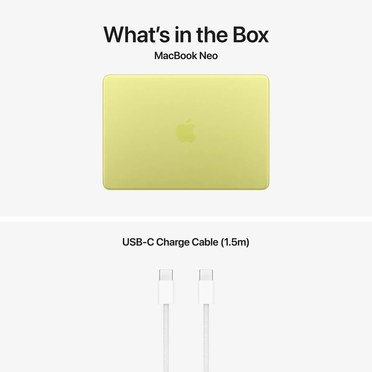 Apple 13-inch MacBook Neo, Apple A18 Pro chip 6‑core CPU and 5‑core GPU, 8GB