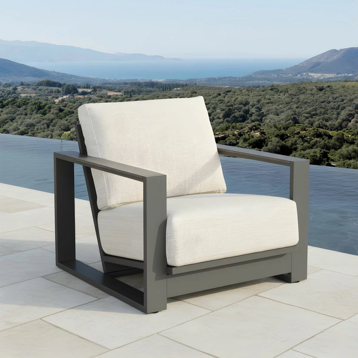 Foremost Milan 4 Piece Deep Seating Patio Set + Cover