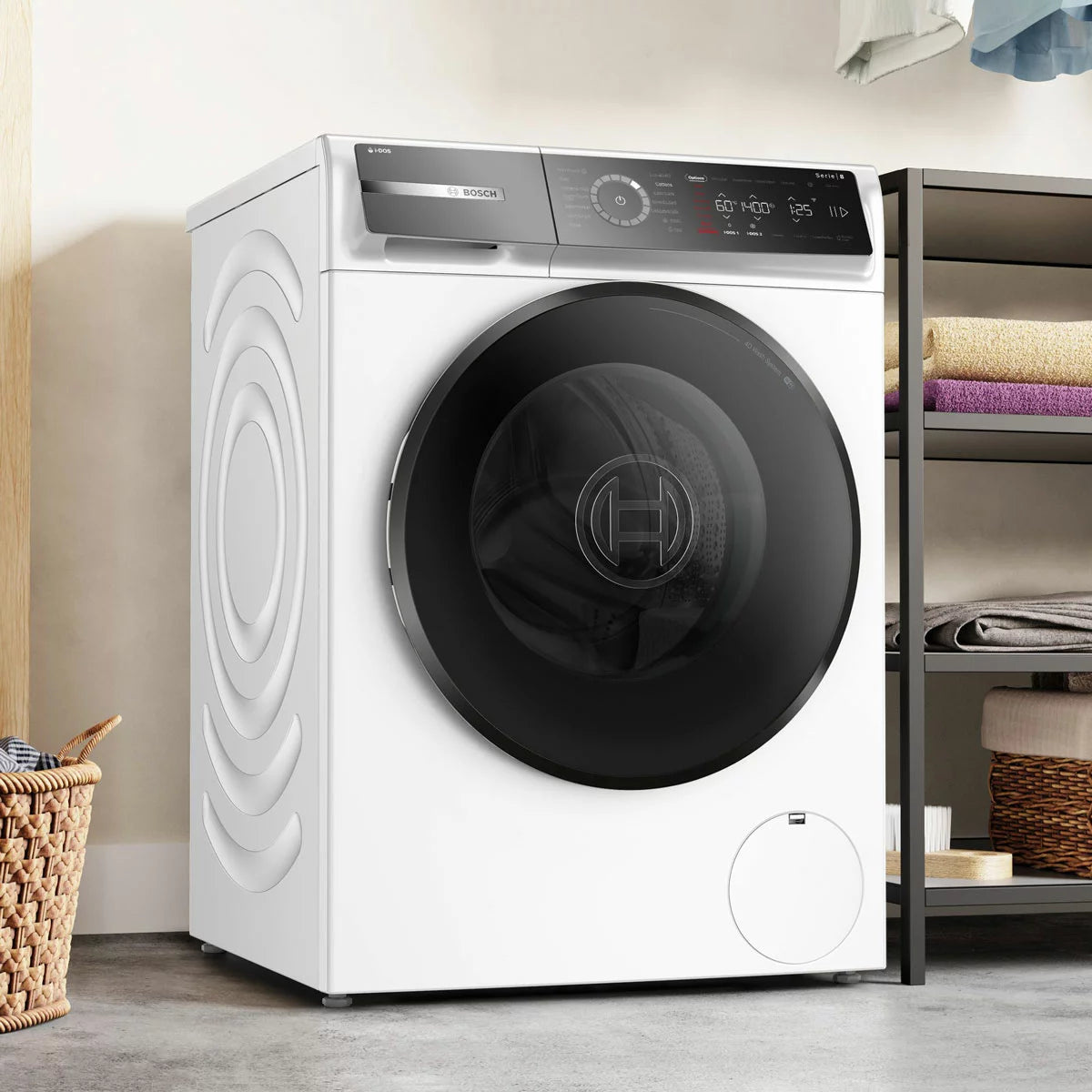 Bosch WGB264A1GB Series 8, 11kg Washing Machine, A Rated in White