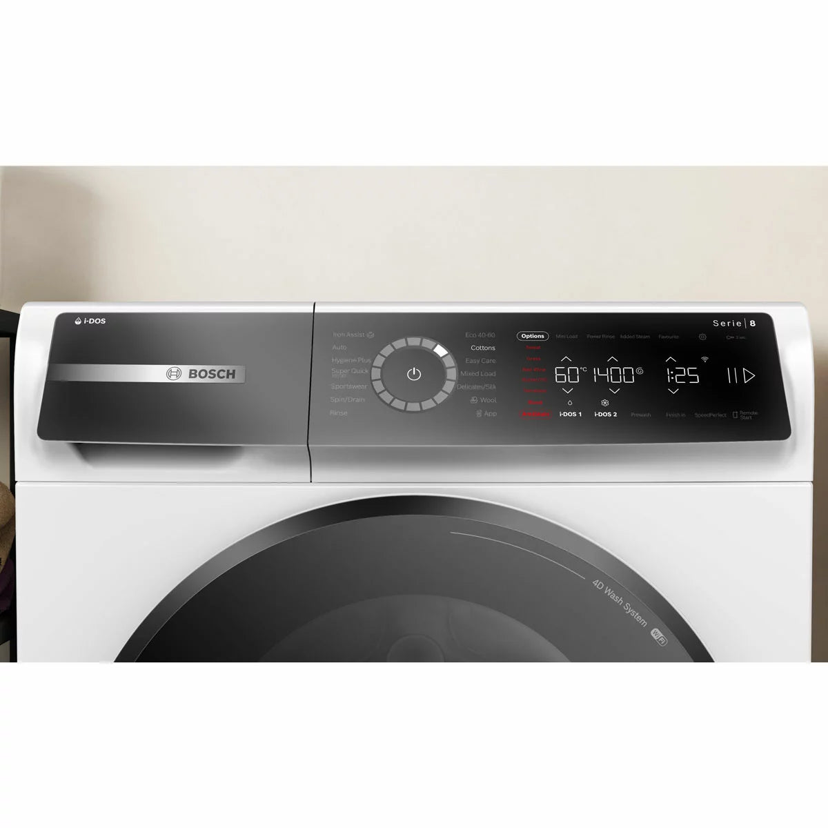 Bosch WGB264A1GB Series 8, 11kg Washing Machine, A Rated in White