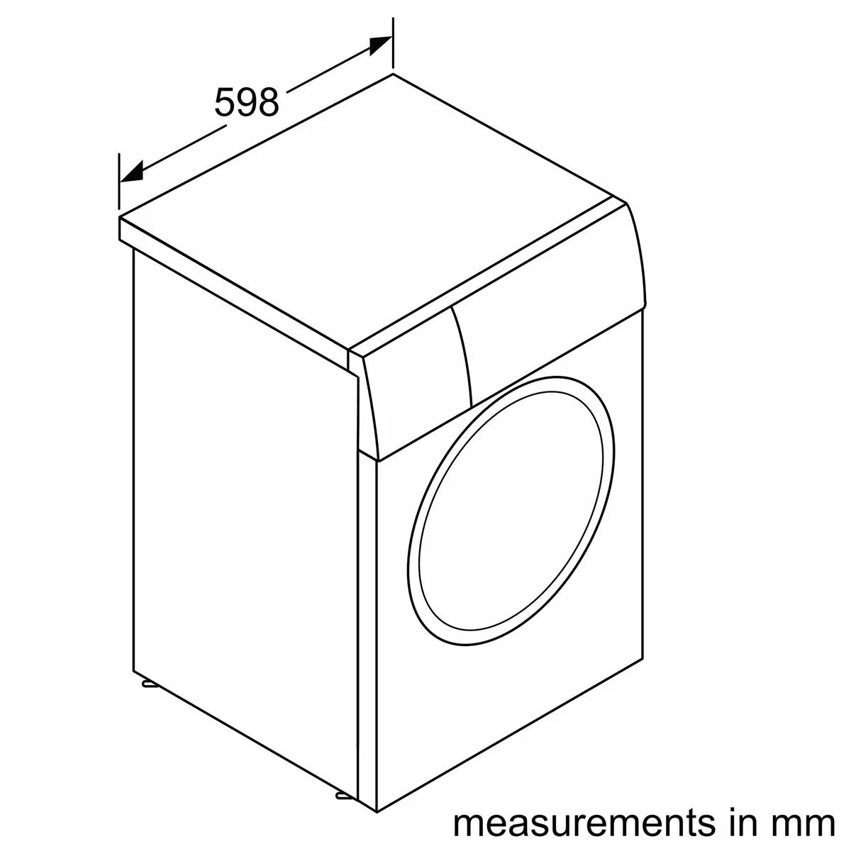 Bosch WGJ25400GB Series 6, 10kg Washing Machine, A Rated in White