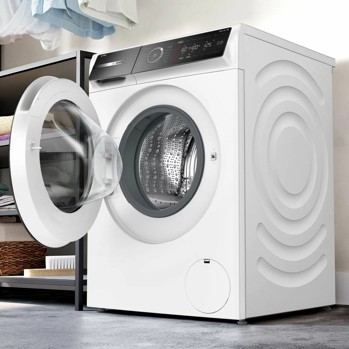 Bosch WGB264A1GB Series 8, 11kg Washing Machine, A Rated in White
