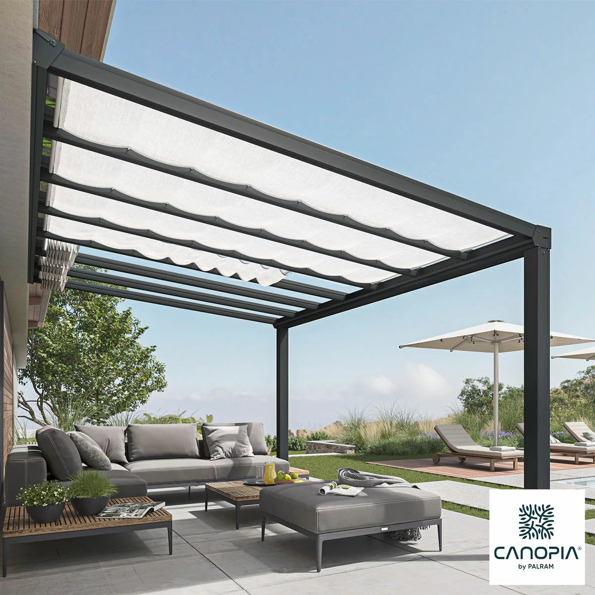 Palram Canopia Stockholm Patio Cover Roof Blinds
