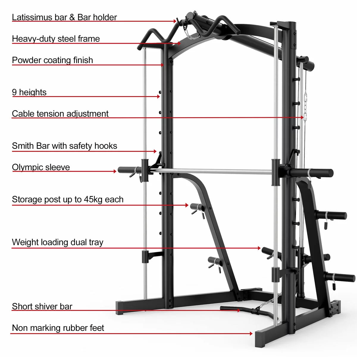 Marcy MWB-1282X Platinum Smith Machine