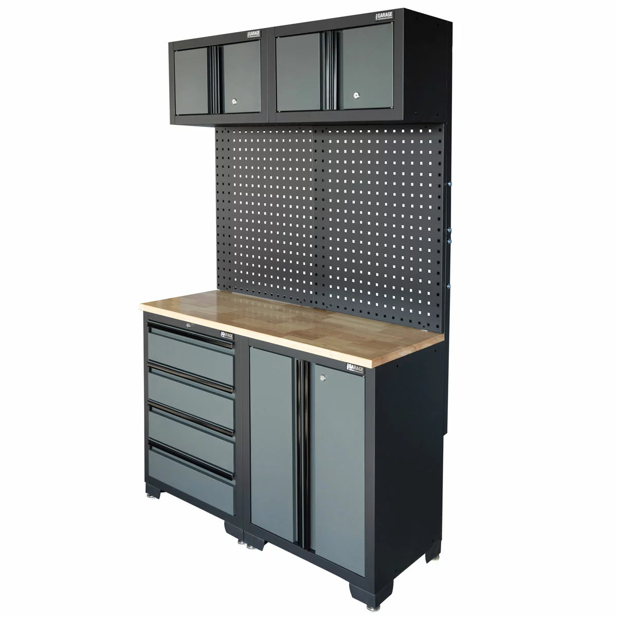 Hilka Professional 24-Gauge Steel 5-Piece Garage Workstation Set