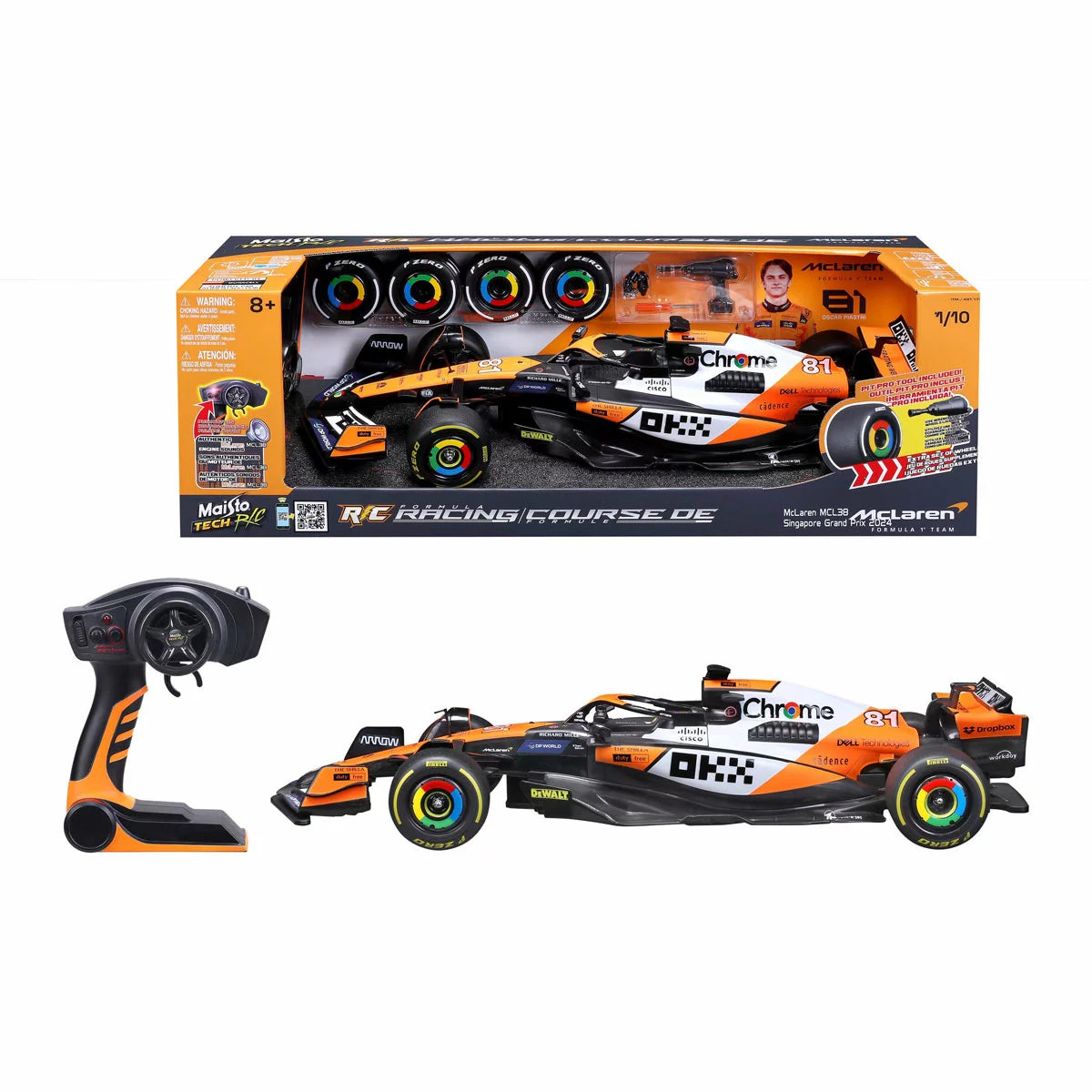 1:10 Formula Racing RC McLaren Oscar Piastri (5+ Years)