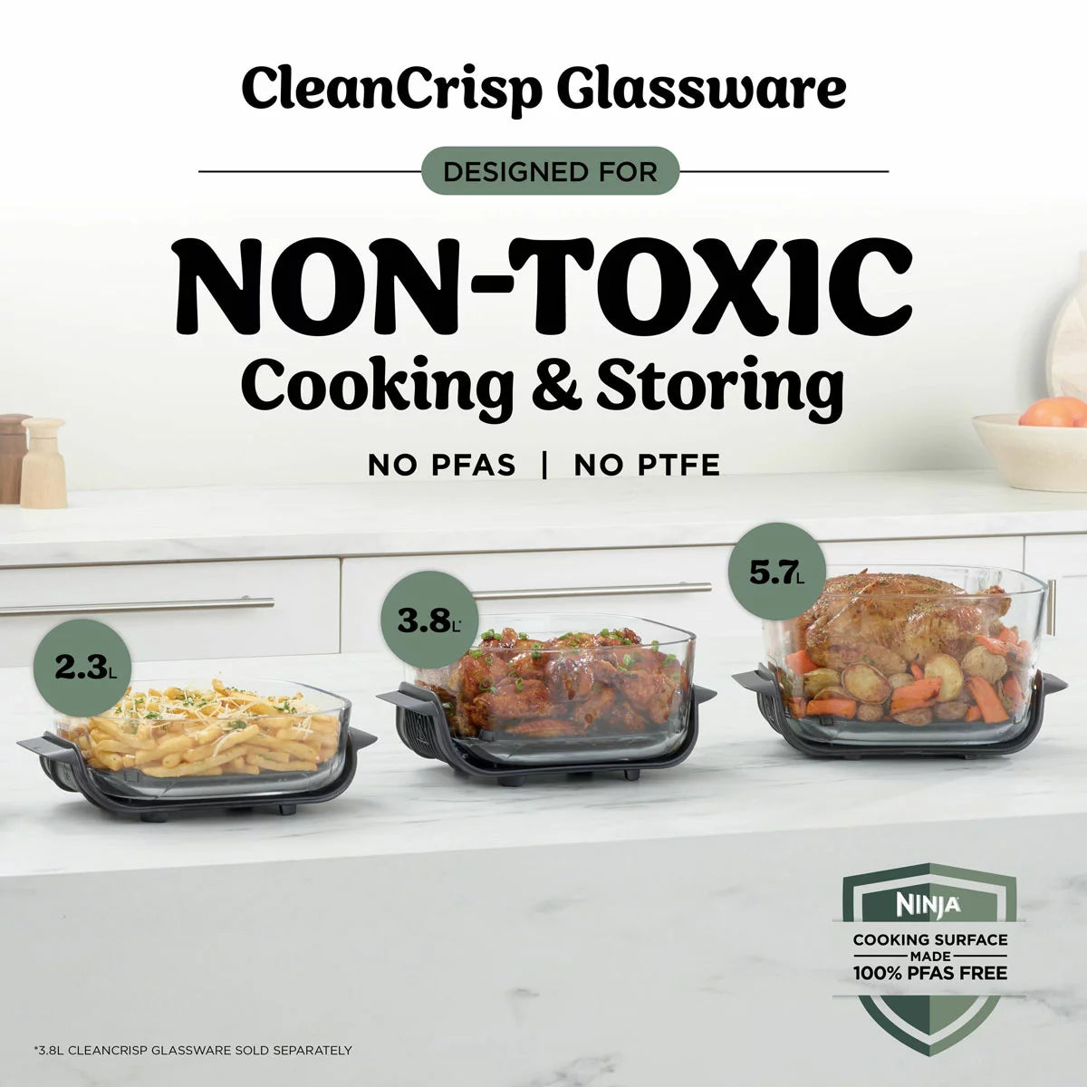 Ninja CRISPi PRO 5-in-1 Glass Air Fryer