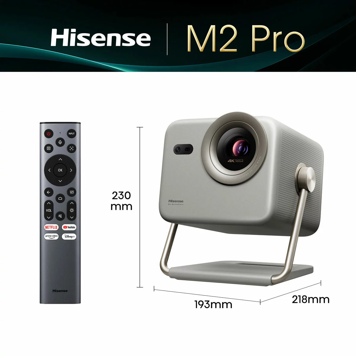 Hisense Smart Mini Projector, M2TUK PRO