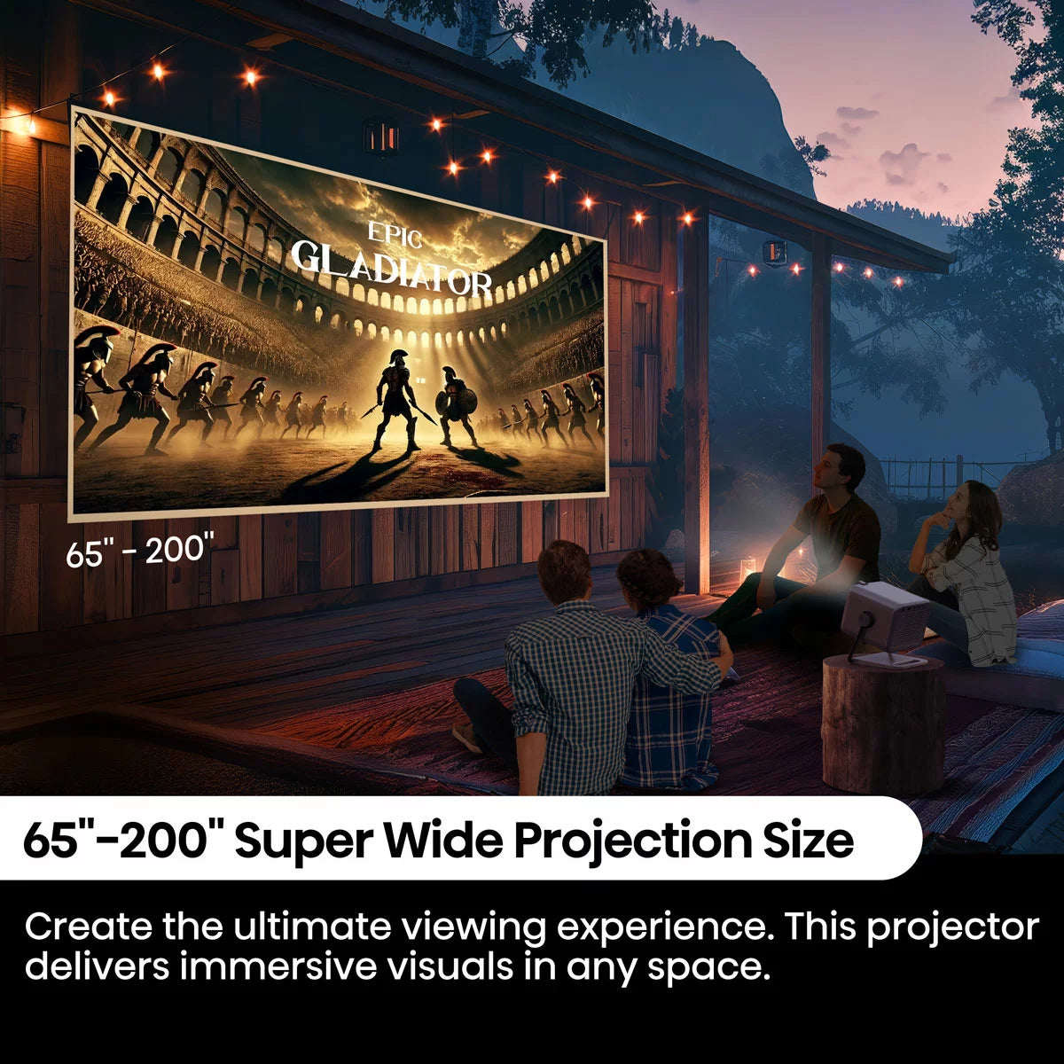 Hisense Smart Mini Projector, M2TUK PRO