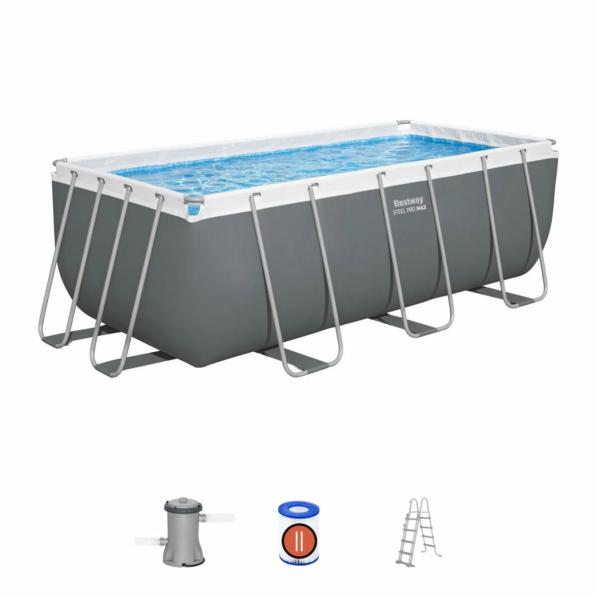 Bestway 13ft 6" (4.1m) Steel Pro Max Rectangular Pool
