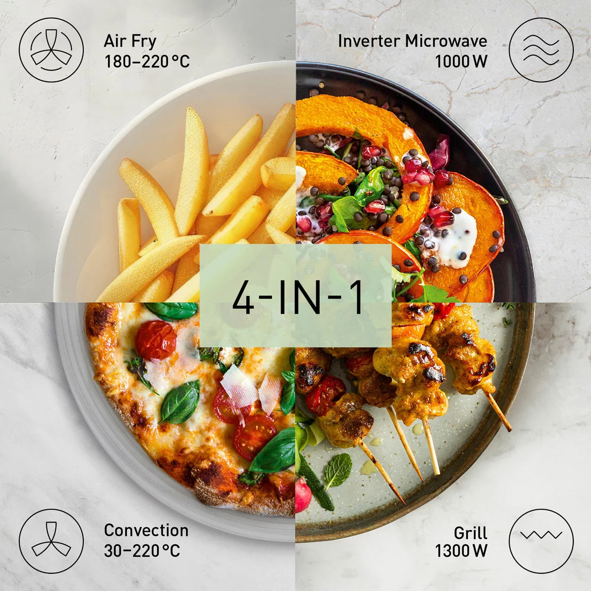 Panasonic NN-CT56RBBPQ 27L 4-in-1 Combination Microwave in Black