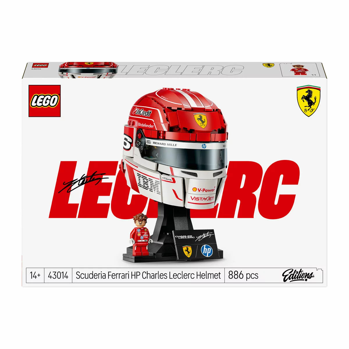 LEGO Editions Vehicles F1 Helmet Assortment - Models 43014 / 22 (14+ Years)