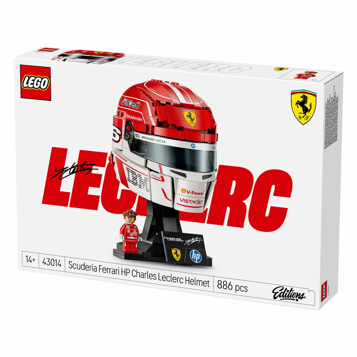 LEGO Editions Vehicles F1 Helmet Assortment - Models 43014 / 22 (14+ Years)