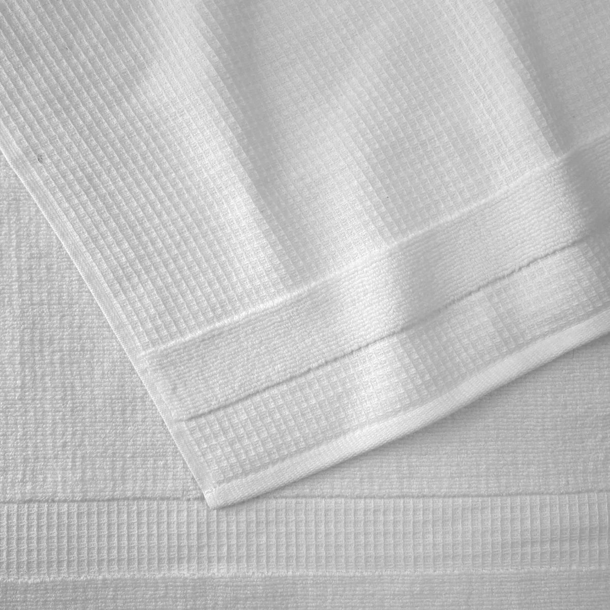 Welhome 100% Cotton Waffle Bath Towel