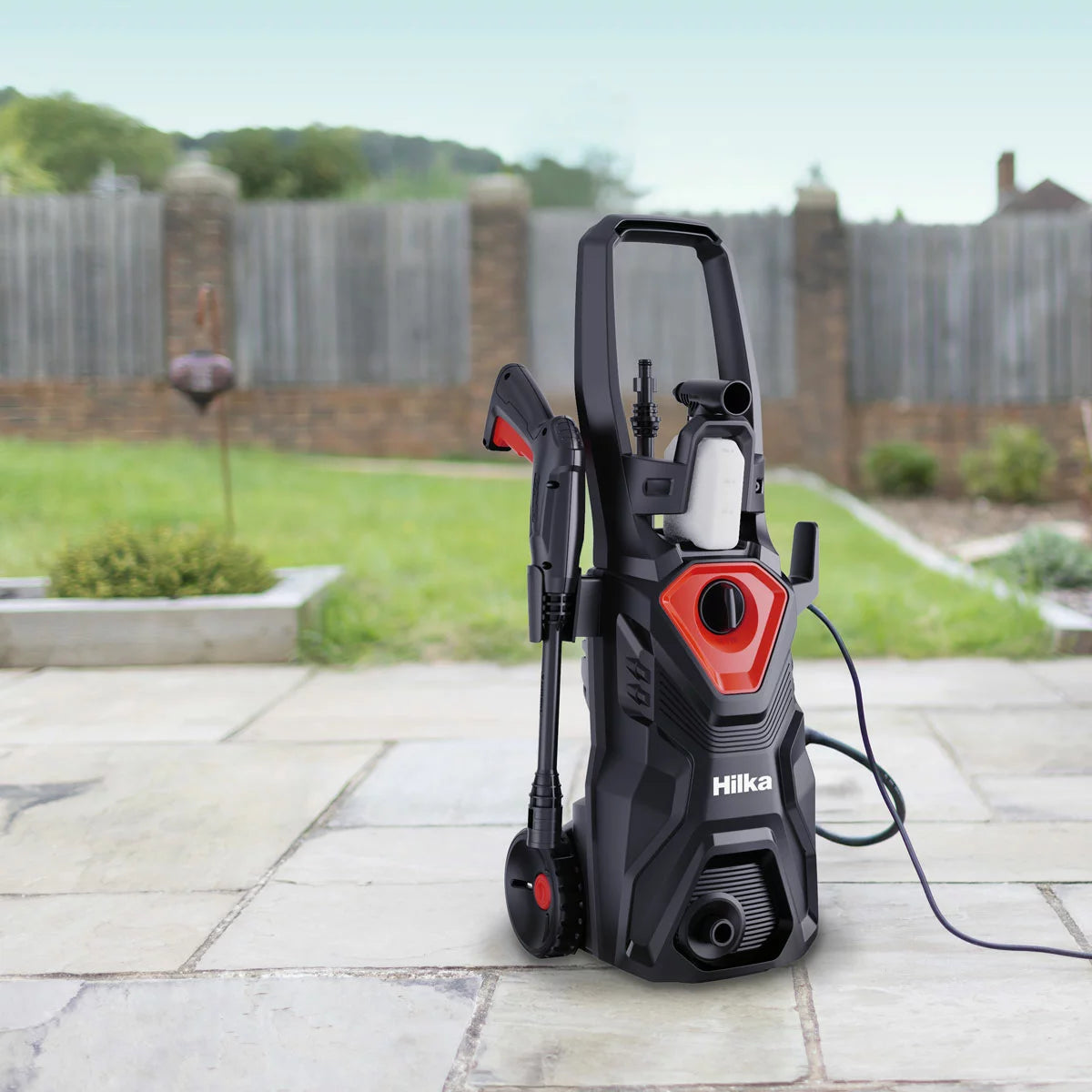 Hilka 1, 600W / 130 Bar Pressure Washer with Patio Cleaner