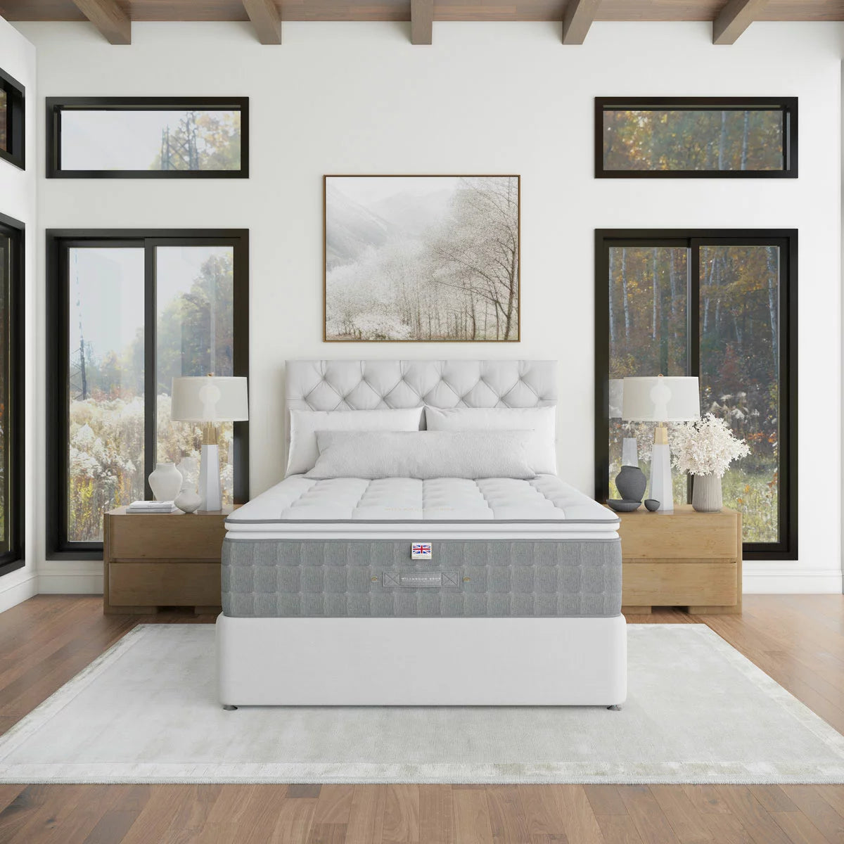 Millbrook Natural Luxury 11, 000 Pillowtop Mattress, 2 Firmness Ratings in 5