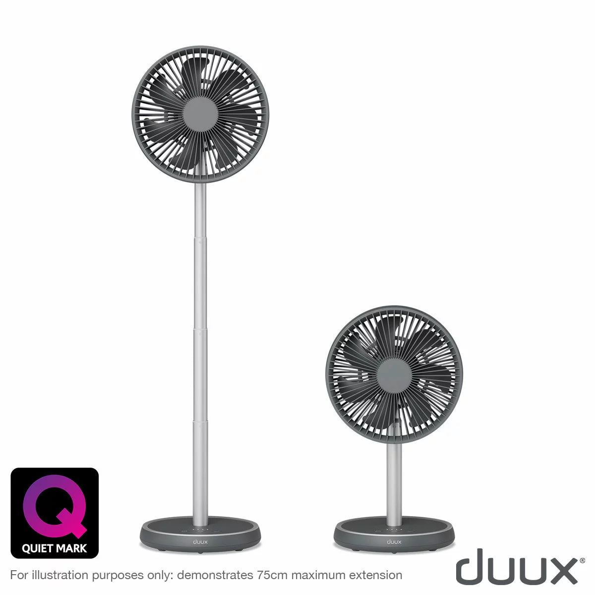Duux Rize Fan in Charcoal, DXCF90UK