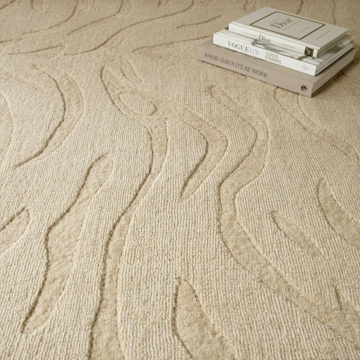 Tigra Animal Print Natural Rug, in 3 Sizes