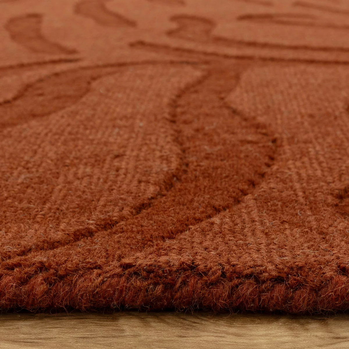 Tigra Animal Print Spice Orange Rug, in 3 Sizes