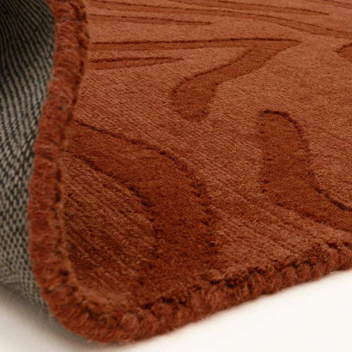 Tigra Animal Print Spice Orange Rug, in 3 Sizes