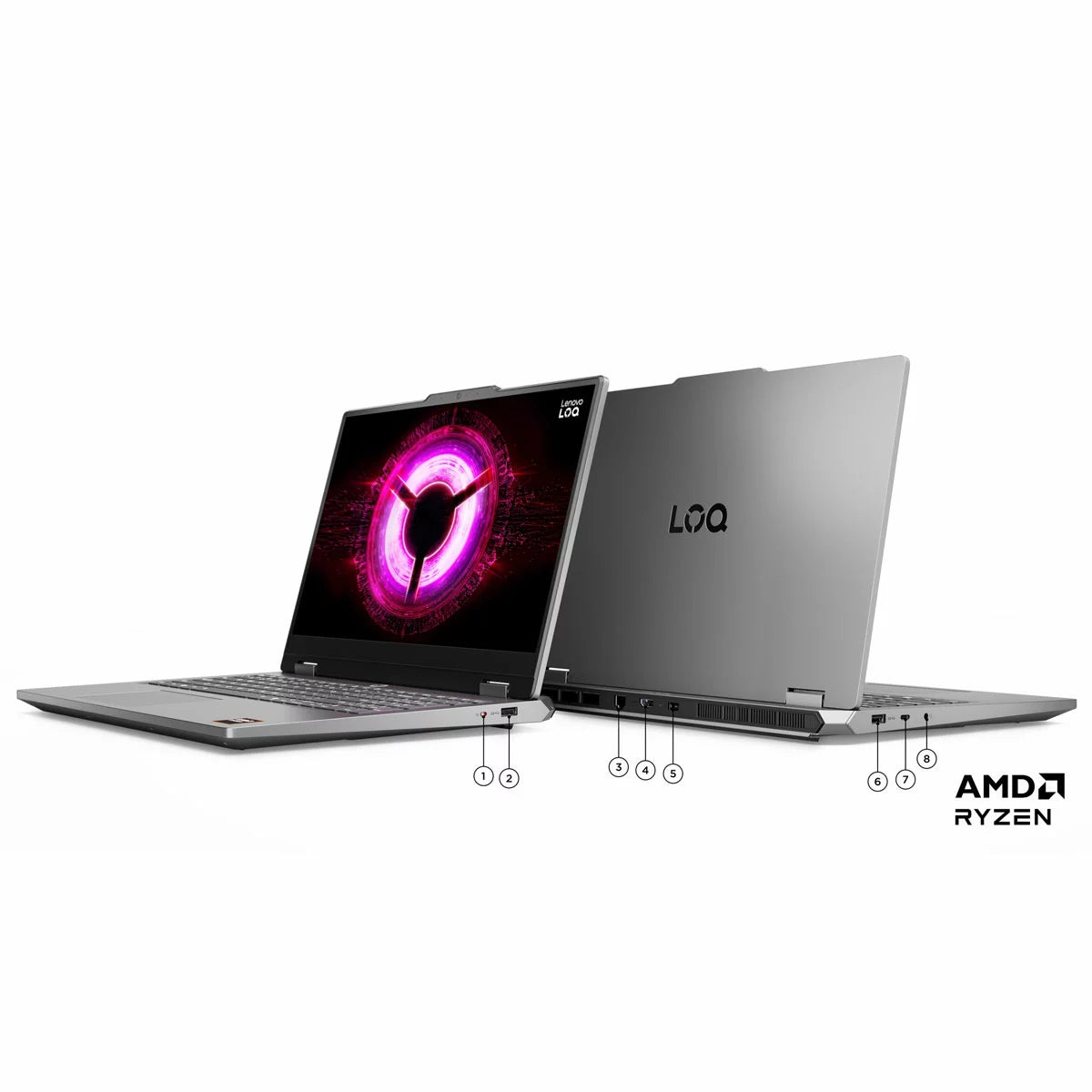 Lenovo LOQ 15ARP11, AMD Ryzen 7, 16GB RAM, 1TB SSD, NVIDIA GeForce RTX 5050