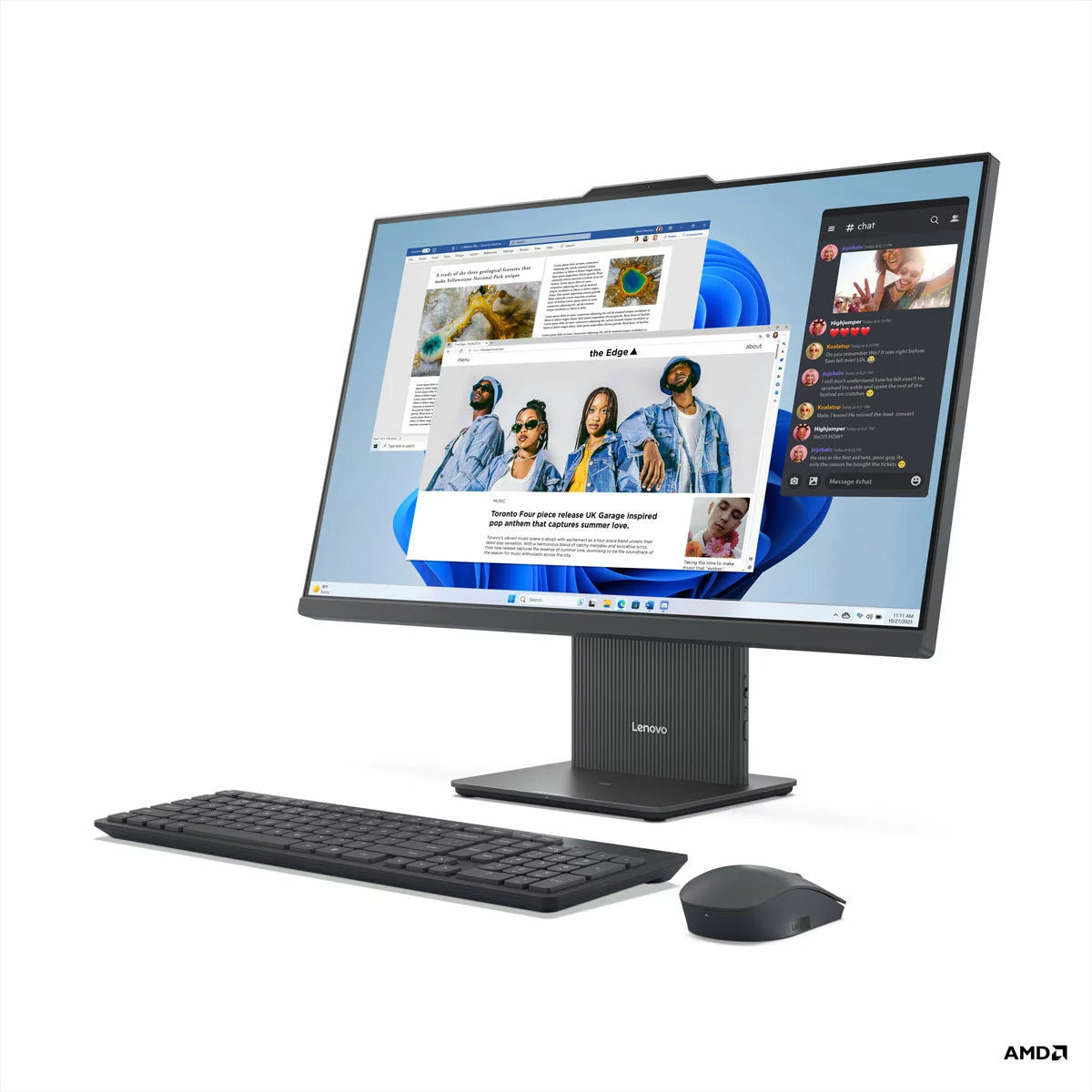 Lenovo IdeaCentre, AMD Ryzen 7, 16GB, 512GB SSD, 27 inch All In One Desktop