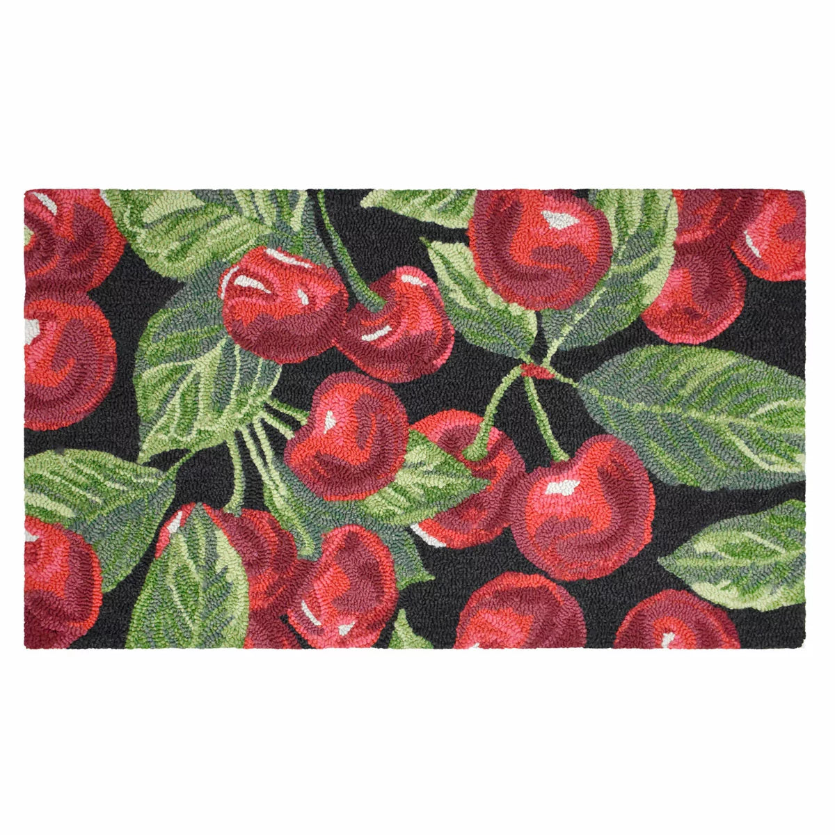 Spring Colourful Hooked Accent Rug in 4 Designs, 56 x 97 cm