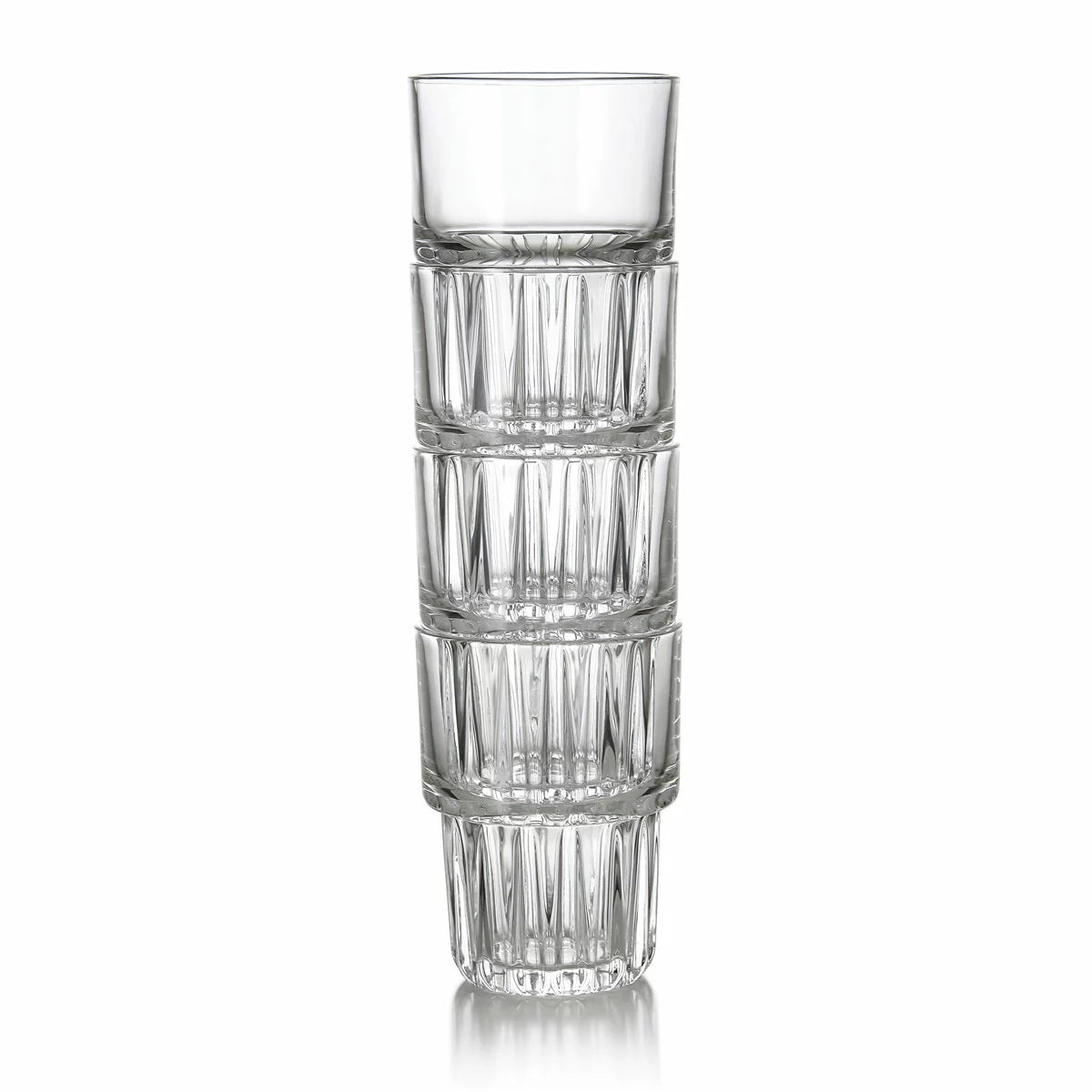 King Crystal Pitcher and Glass Set, 5 Piece