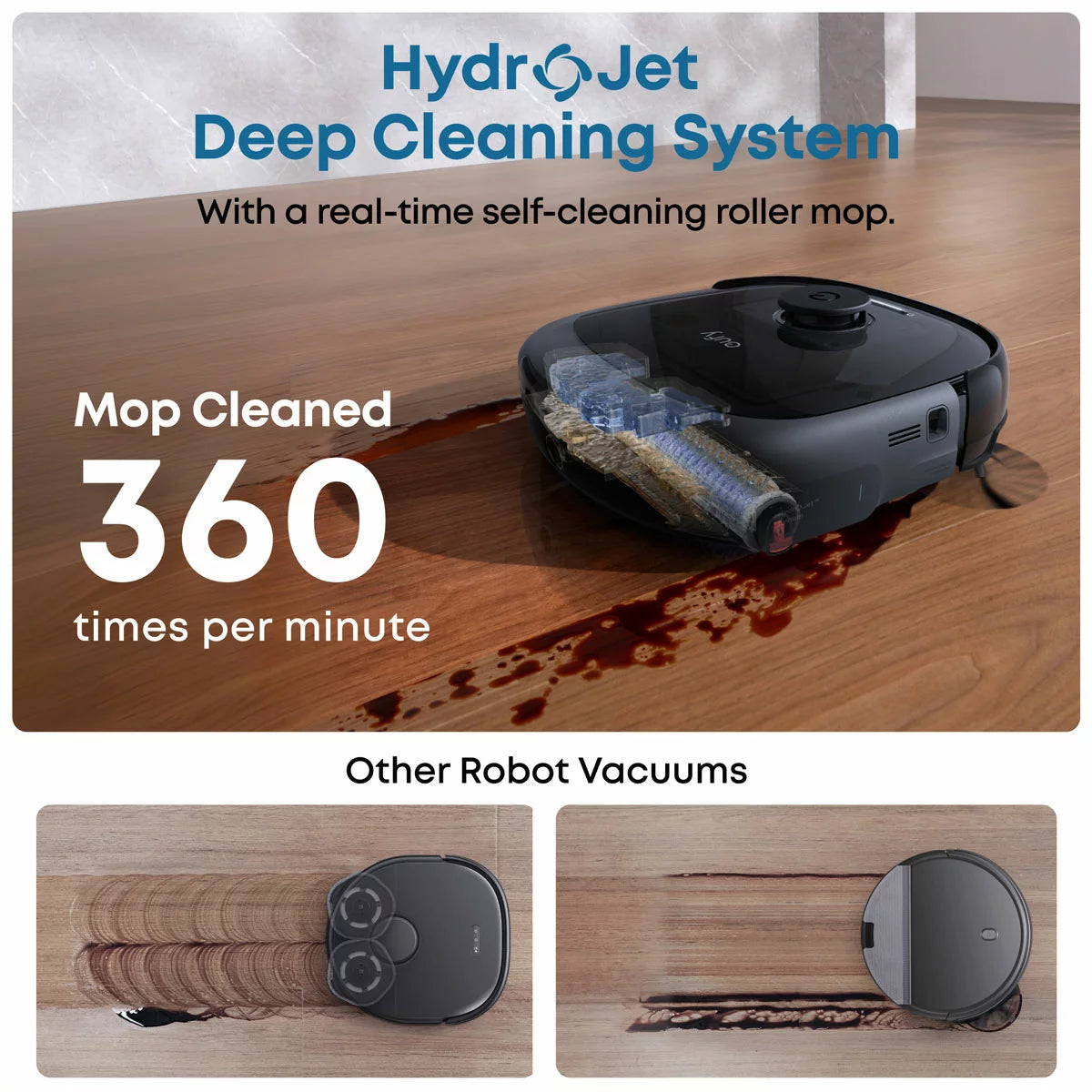 Eufy E28 Omni Robot Vacuum in Black