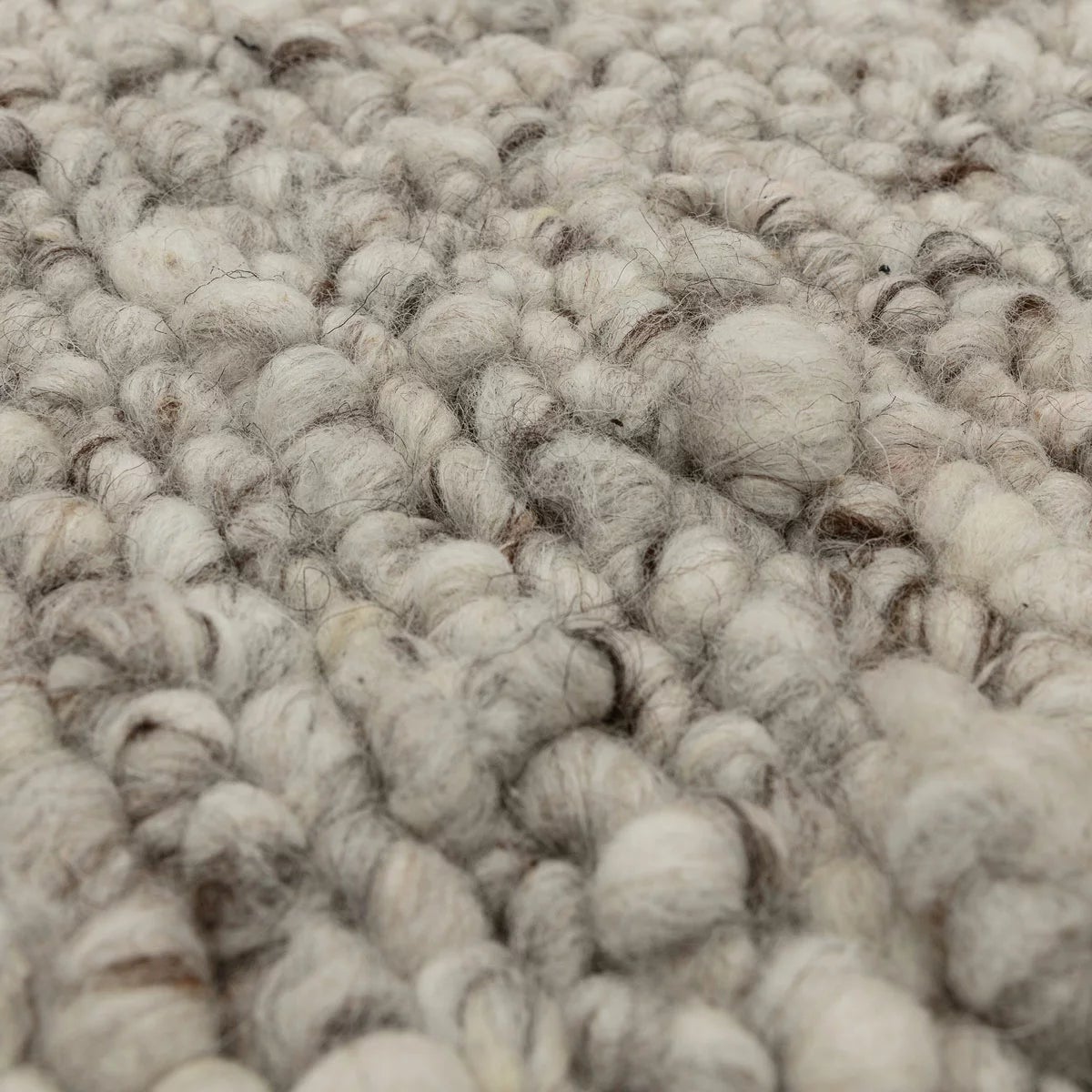 Adler Bouclé Wool Silver Rug, in 3 Sizes, view 7