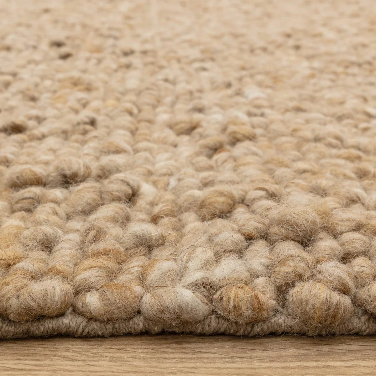 Adler Bouclé Wool Honey Rug, in 3 Sizes, view 8