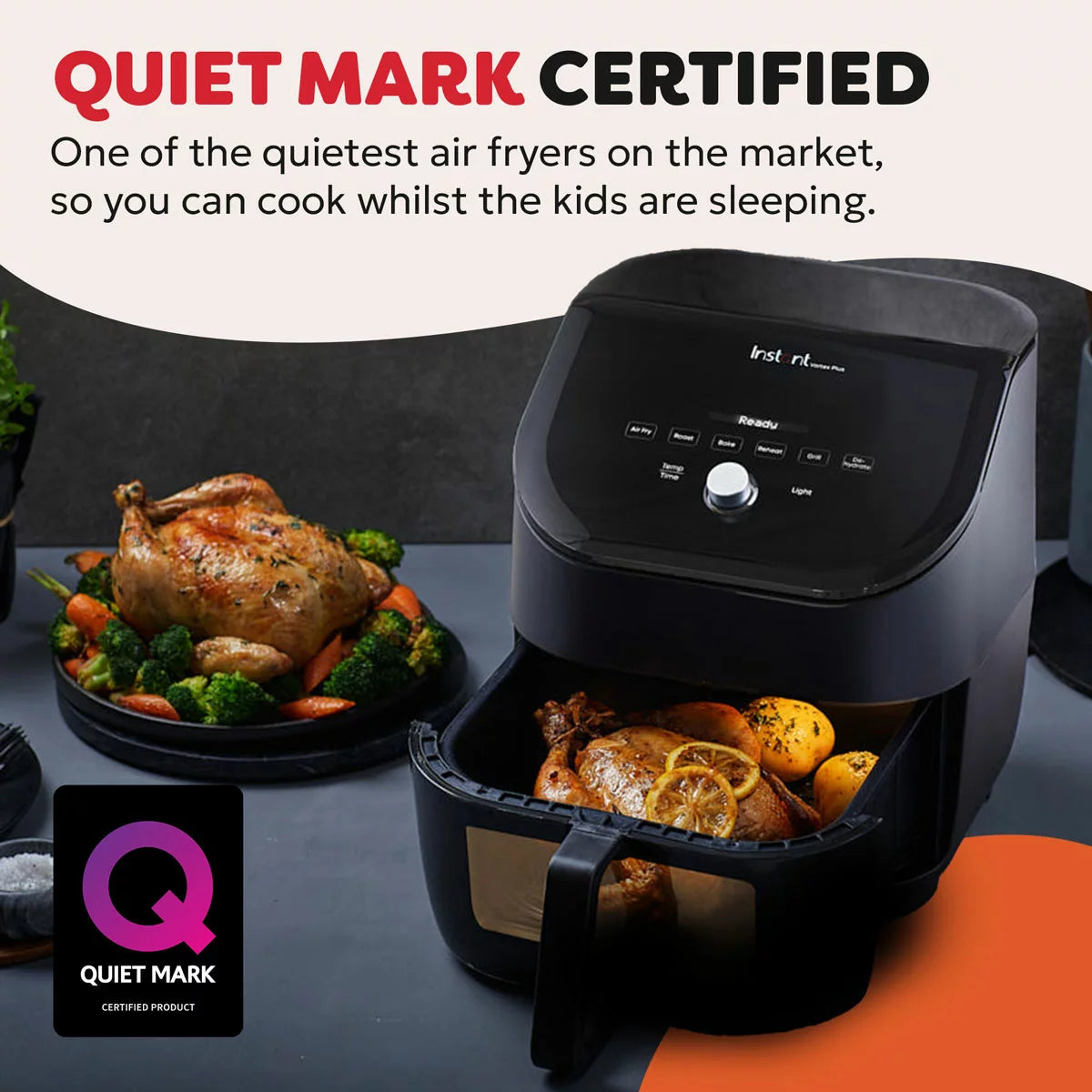 Instant Vortex Plus With ClearCook Air Fryer 5.7L in Black
