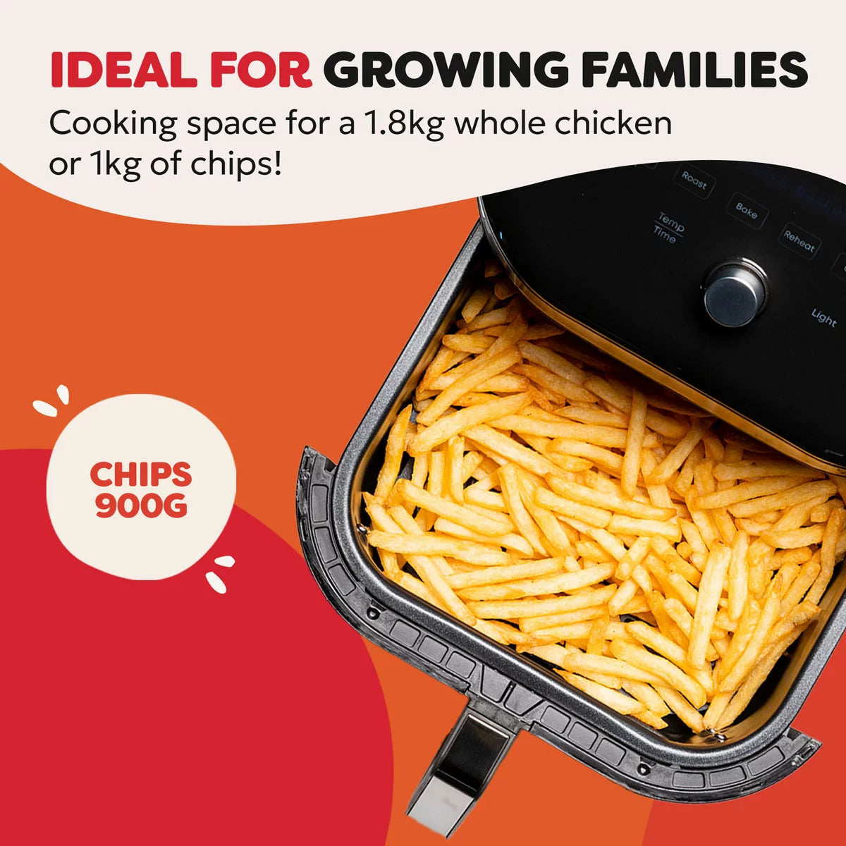 Instant Vortex Plus With ClearCook Air Fryer 5.7L in Black