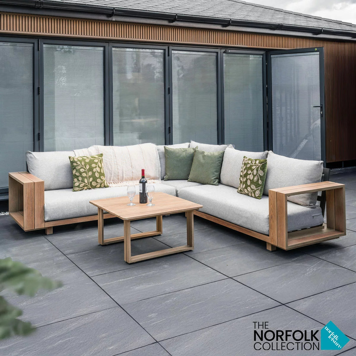 Norfolk Leisure Darlington Deep Seating Corner Patio Set