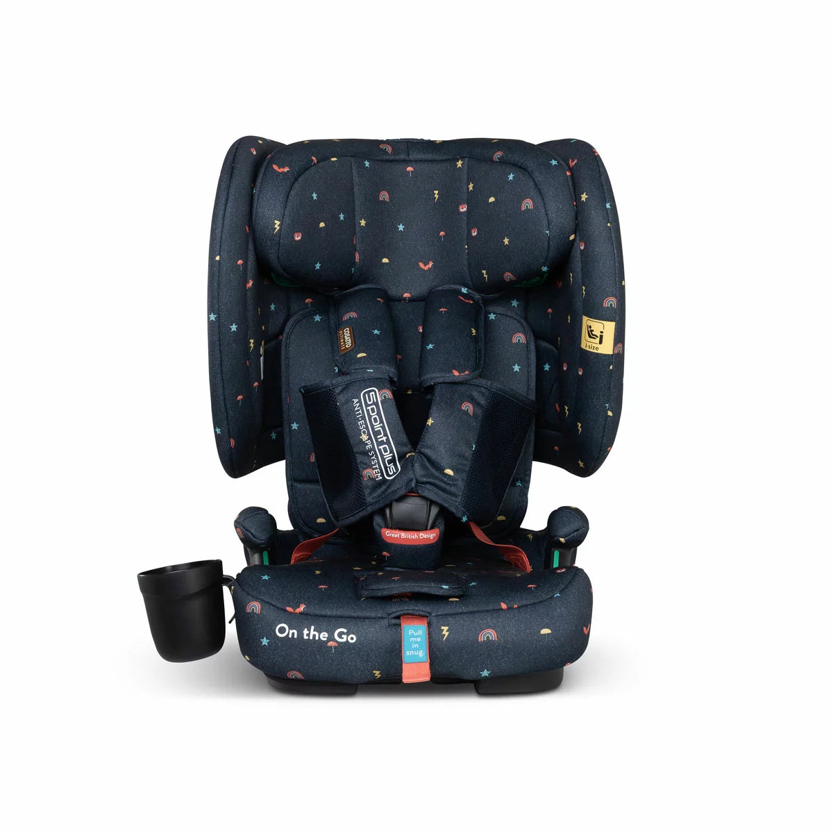 Cosatto On The Go i-Size Travel Car Seat, Doodle Days