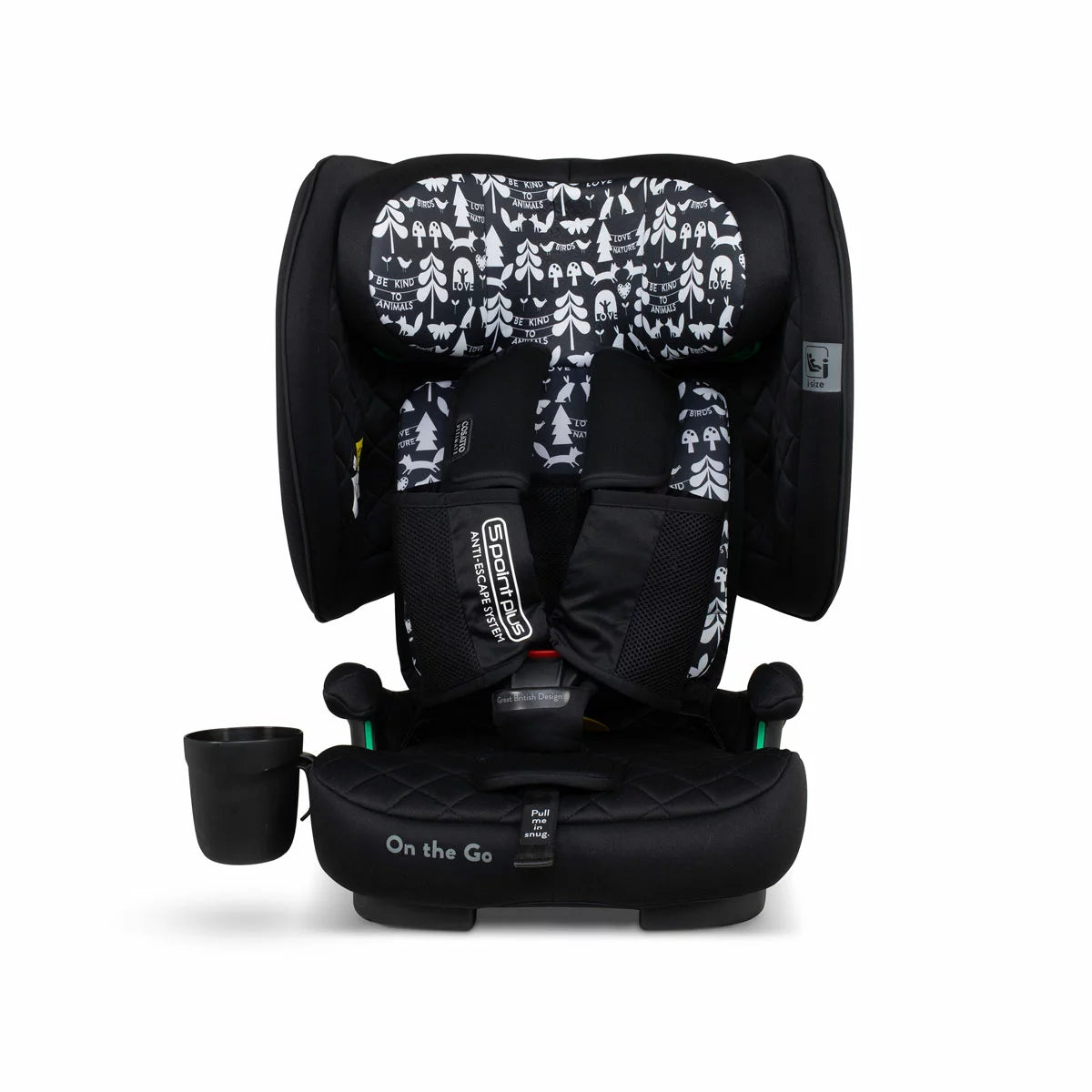 Cosatto On The Go i-Size Travel Car Seat, Silhouette