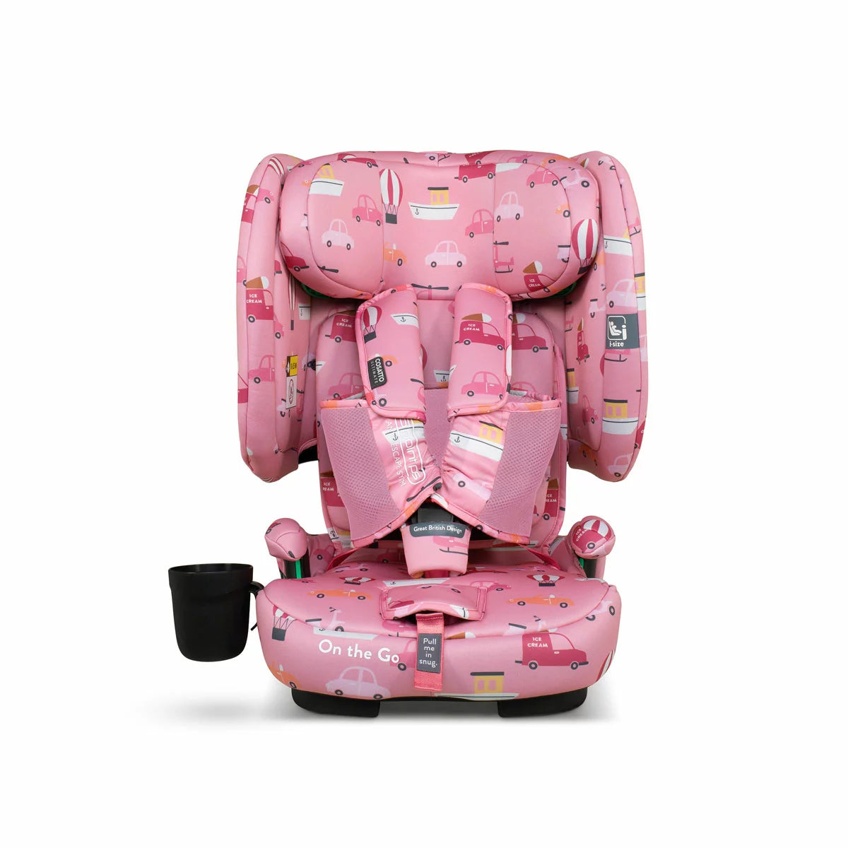 Cosatto On The Go i-Size Travel Car Seat in 4 Designs
