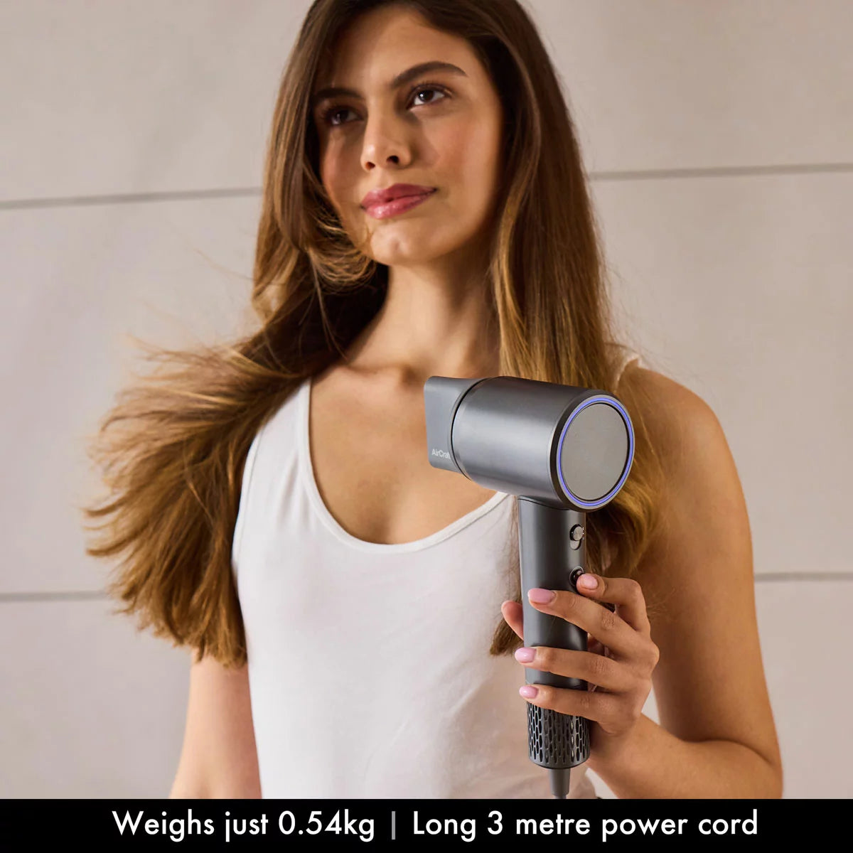 AirCraft Airmotion High Speed Ionic Hair Dryer With Heat Control & Diffuser in 3