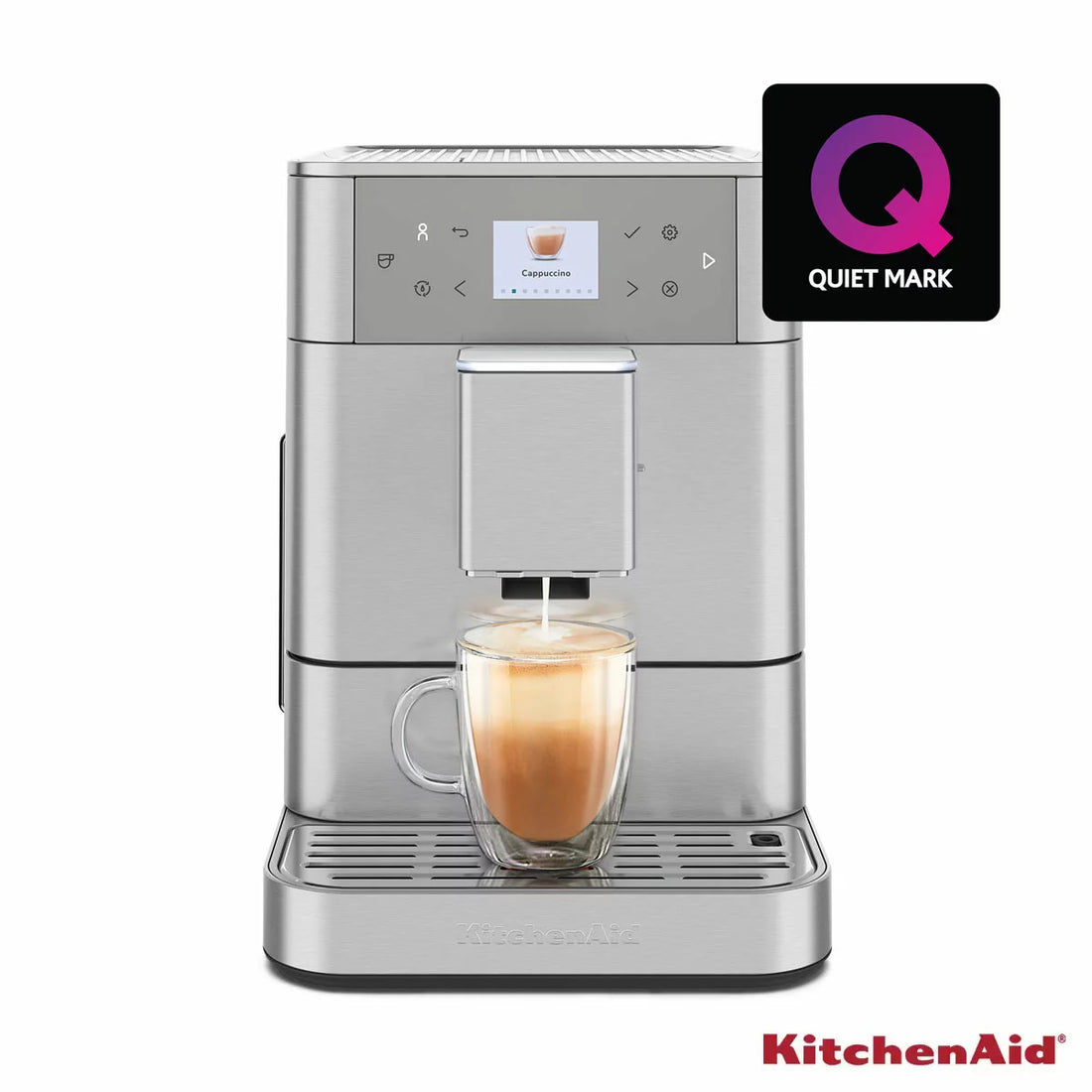 KitchenAid 5KES8556BSX Fully Automatic KF6 Espresso Coffee Machine in Stainless