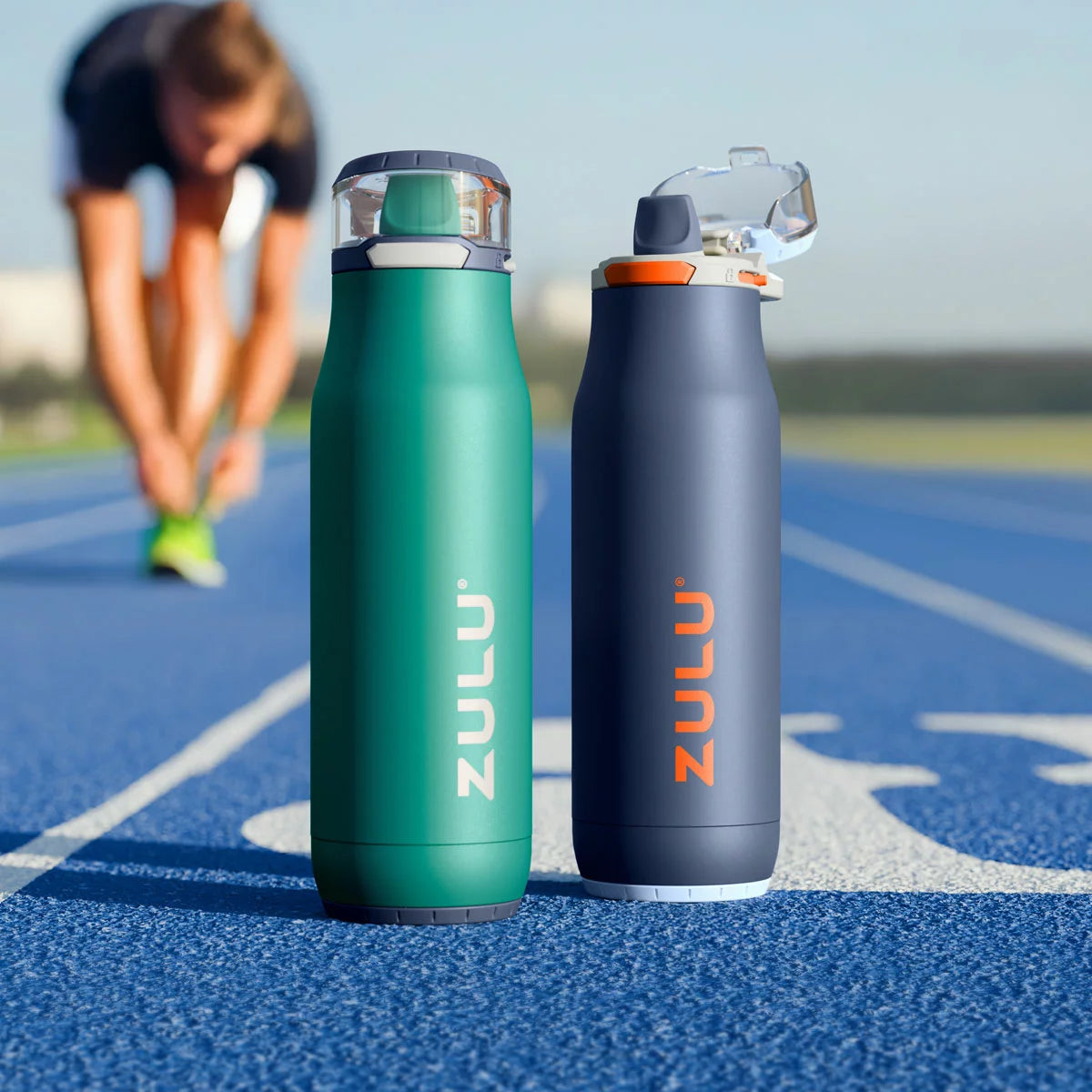 Zulu Stainless Steel Water Bottle 511ml, 2 Pack Sets