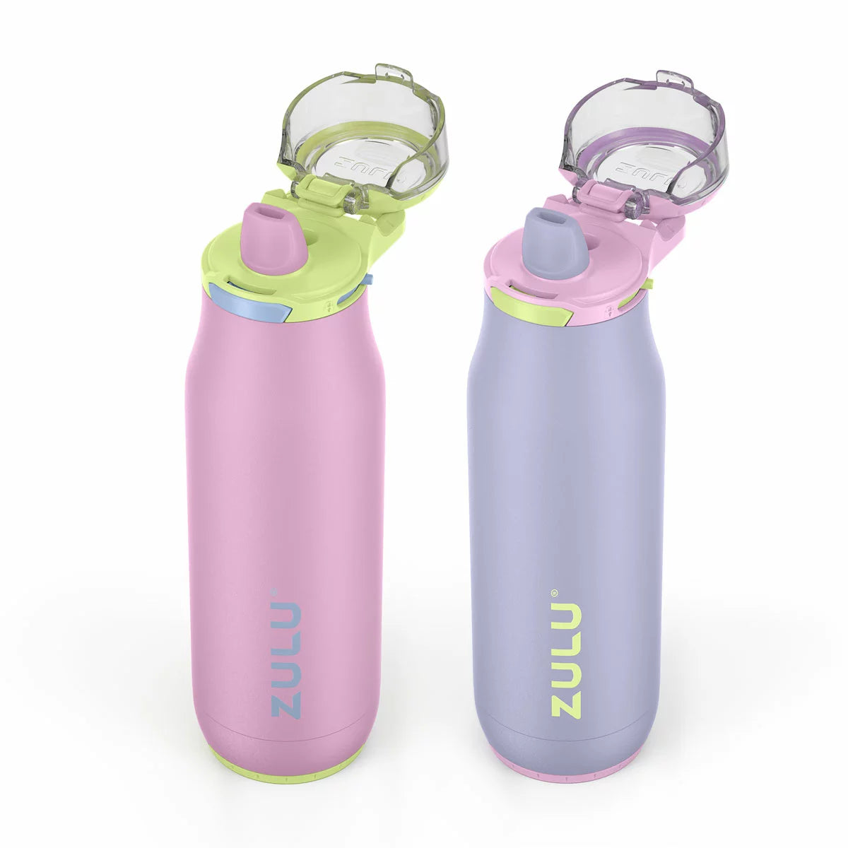 Zulu Stainless Steel Water Bottle 511ml, 2 Pack Sets