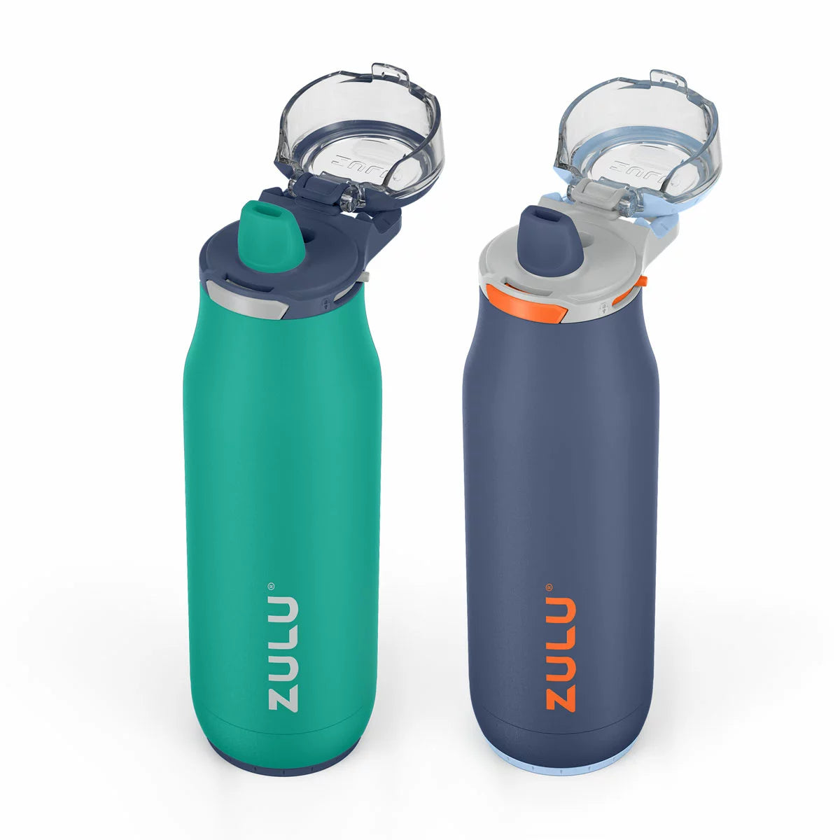 Zulu Stainless Steel Water Bottle 511ml, 2 Pack Sets
