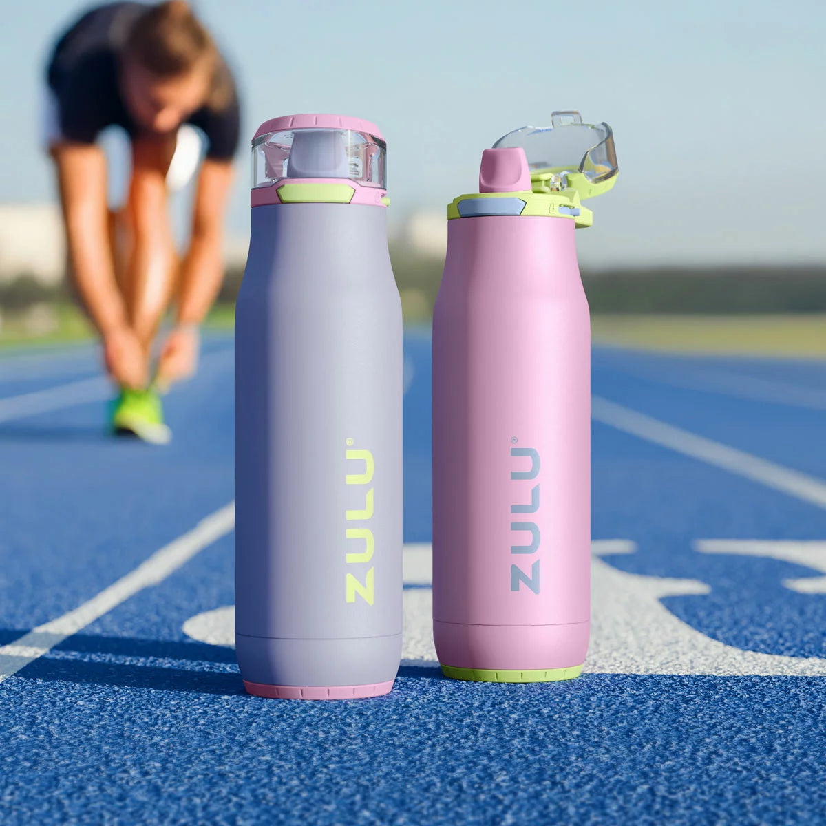 Zulu Stainless Steel Water Bottle 511ml, 2 Pack Sets
