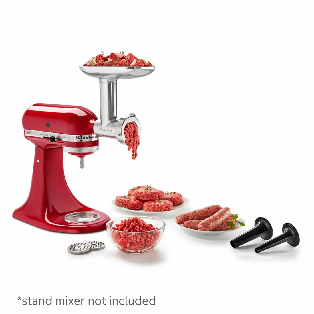 KitchenAid 5KSMMGA Meat Grinder & Sausage Stuffer Set