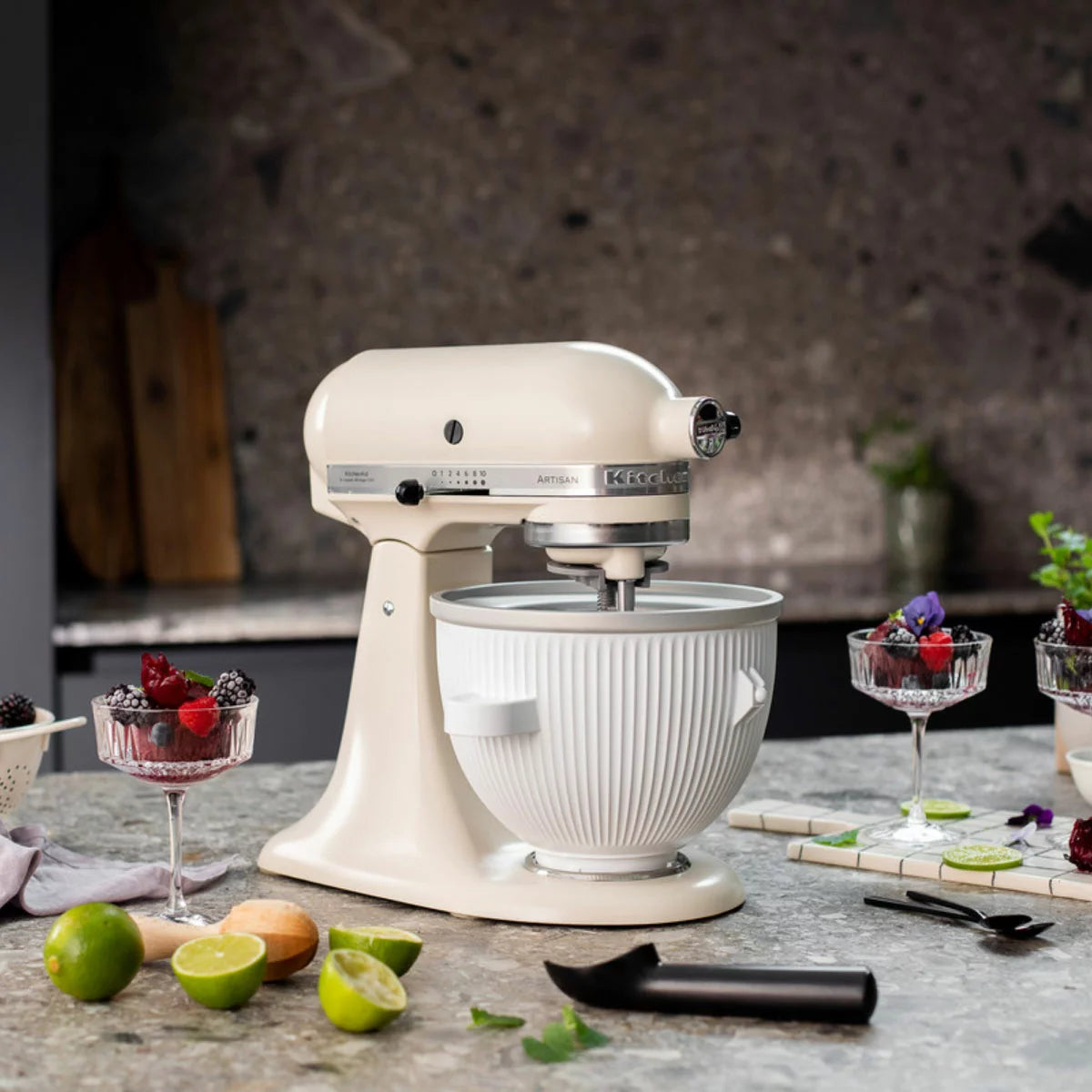 KitchenAid 5KSMICM Ice Cream Maker Attachment in White