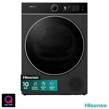 Hisense KitchenFit 5i Series DH5I104BBAB, 10kg Heat Pump Dryer, A+++ Rated