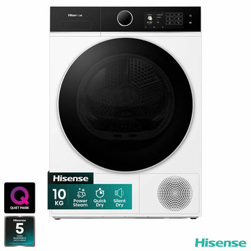 Hisense KitchenFit 5i Series DH5i104BWAB, 10kg Heat Pump Dryer, A+++ Rated