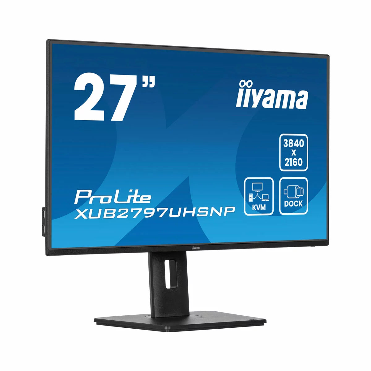 iiyama ProLite 27 inch 60Hz 4K Ultra HD IPS Monitor, XUB2797UHSNP-B1