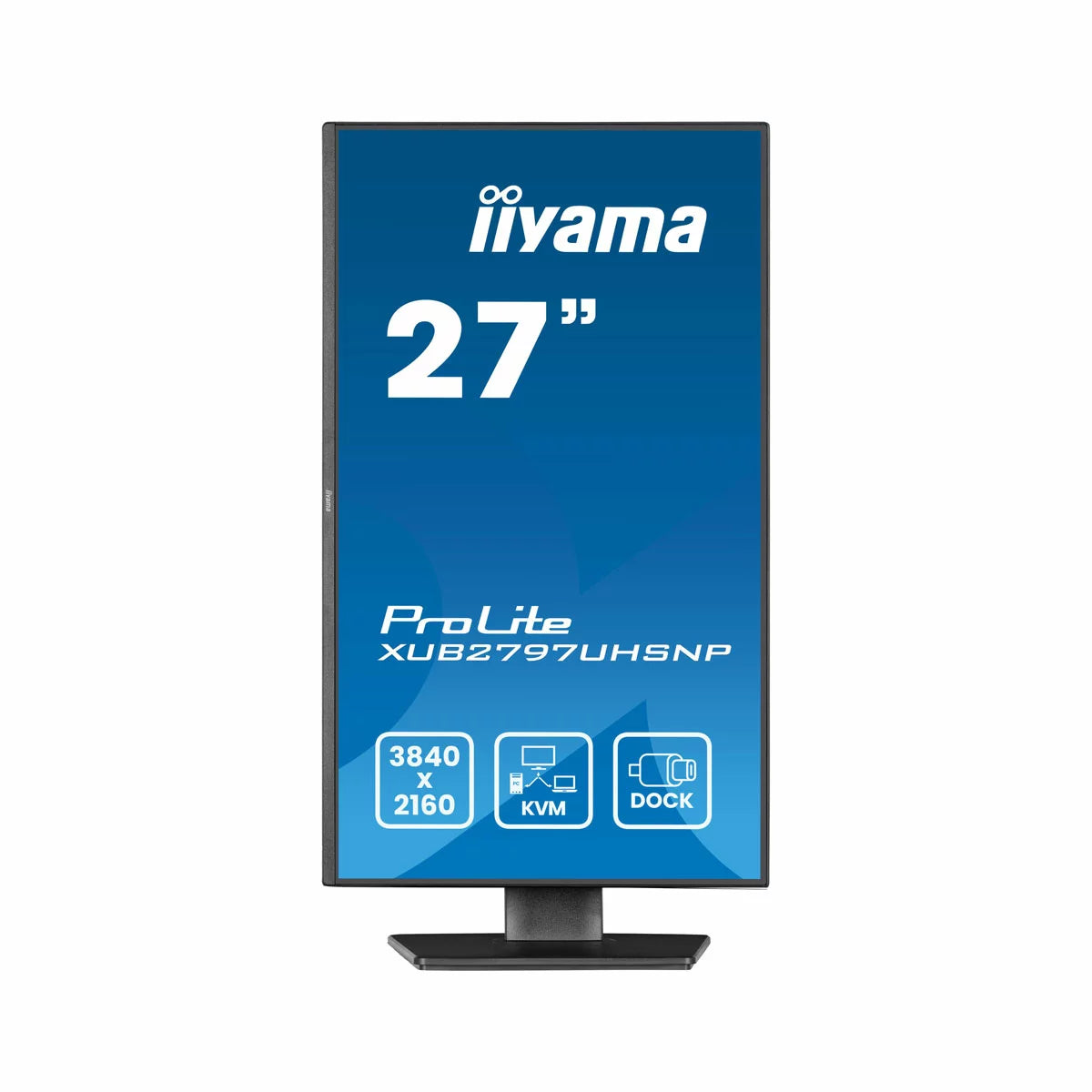 iiyama ProLite 27 inch 60Hz 4K Ultra HD IPS Monitor, XUB2797UHSNP-B1