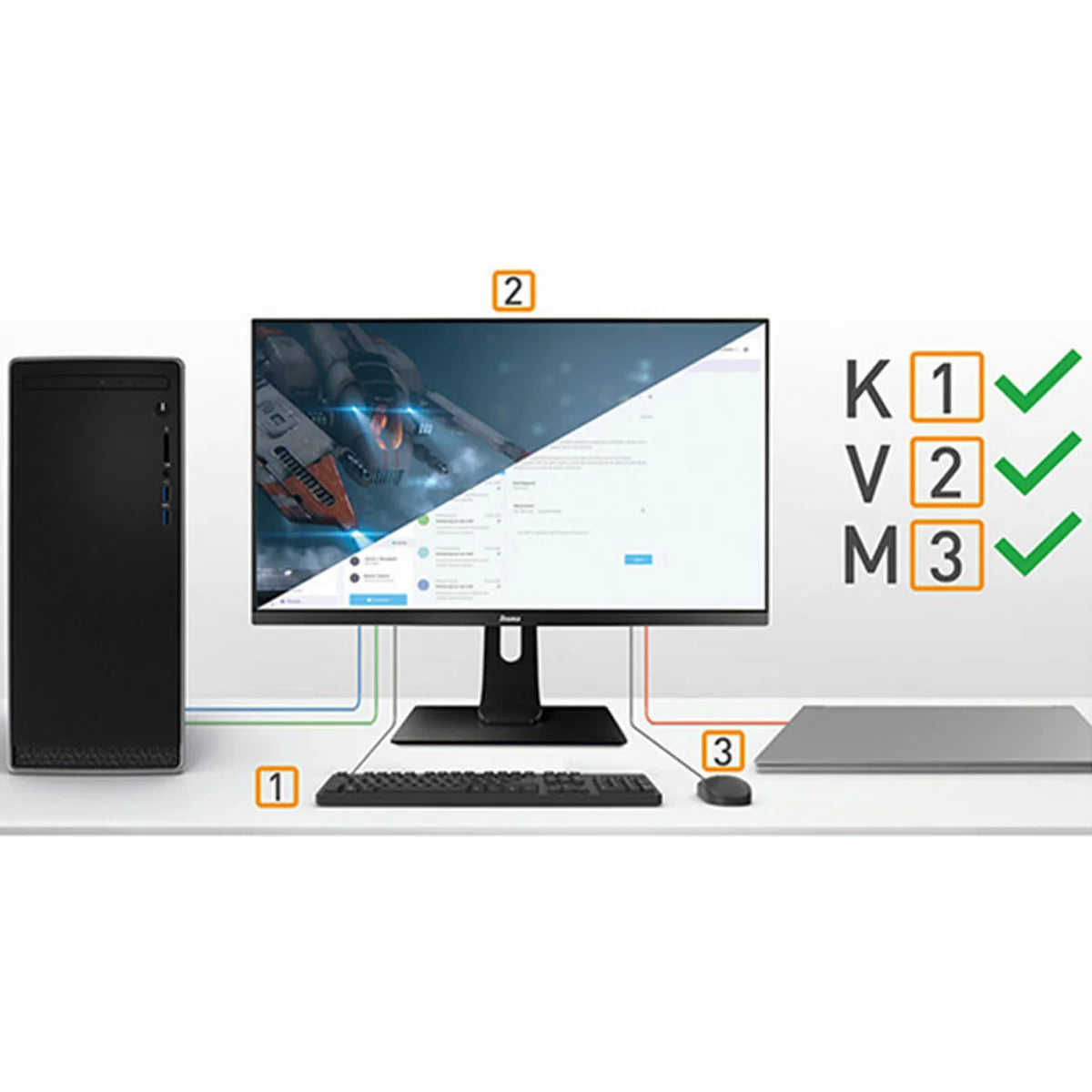 iiyama ProLite 27 inch 60Hz 4K Ultra HD IPS Monitor, XUB2797UHSNP-B1